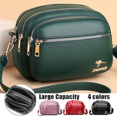 Leather Bag Dome Crossbody Shoulder PU
