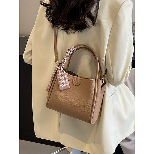 Handbag Bag Bags Shoulder Crossbody Bucket PU