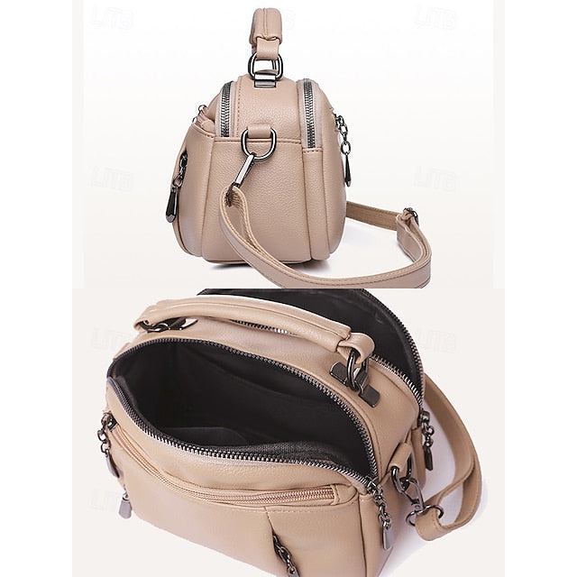 Crossbody Leather Faux Bag