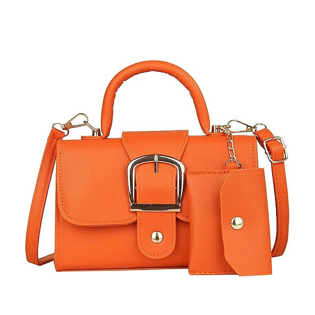 Daily Handbag Leather PU Crossbody Bag Durable