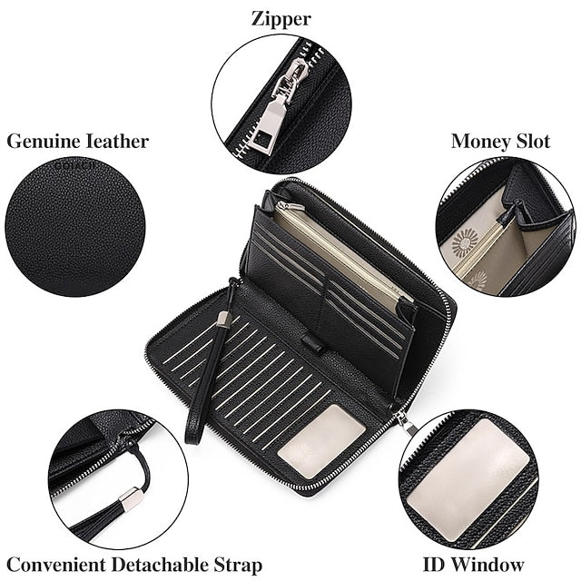 Phone Wallet Leather Bag Mobile Daily PU Outdoor