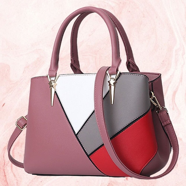 PU Shoulder Bag Tote Leather Diaper Handbag