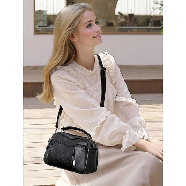 Crossbody Leather Faux Bag