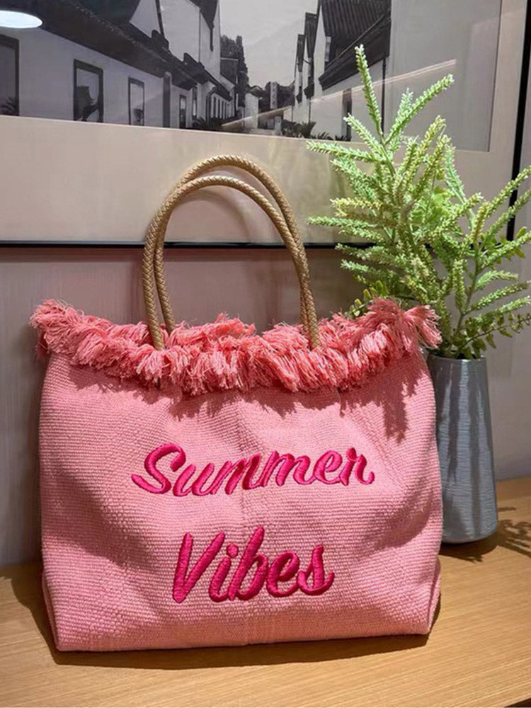 Bolso tote con borlas Summer Vibe