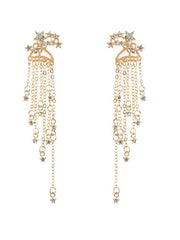 Tassels Star Rhinestones Earrings