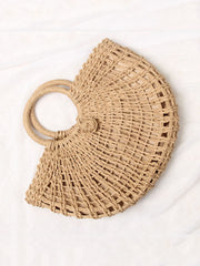 Straw Hollow Casual Handbag