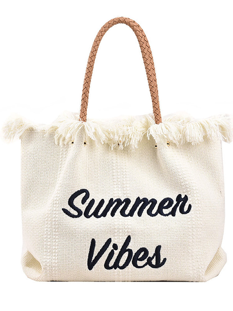 Bolso tote con borlas Summer Vibe