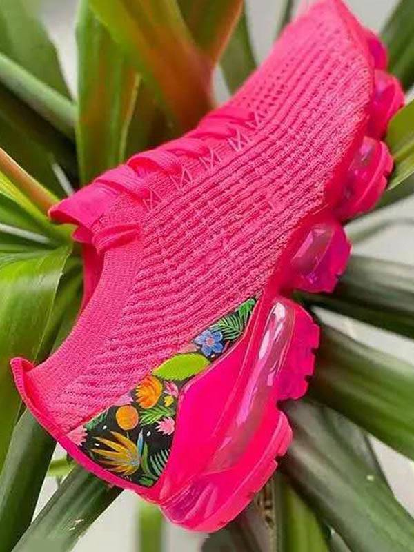 Air Cushion Flower Sneakers