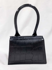 Solid Color Square Handbag