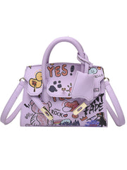 Graffiti Crossbody Handbag