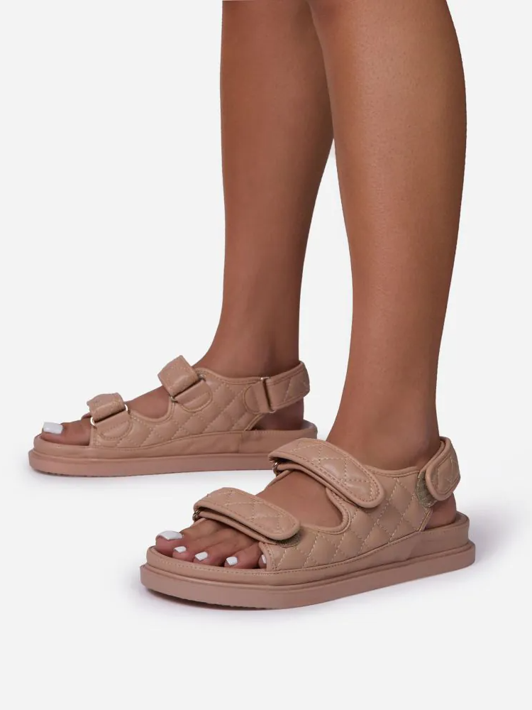 PU Double Velcro Sandals