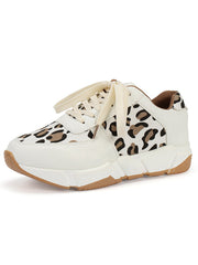 PU Leopard Casual Sneakers
