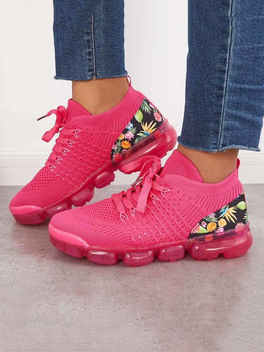 Air Cushion Flower Sneakers