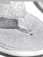 Flip-Flops mit Strass-Pailletten