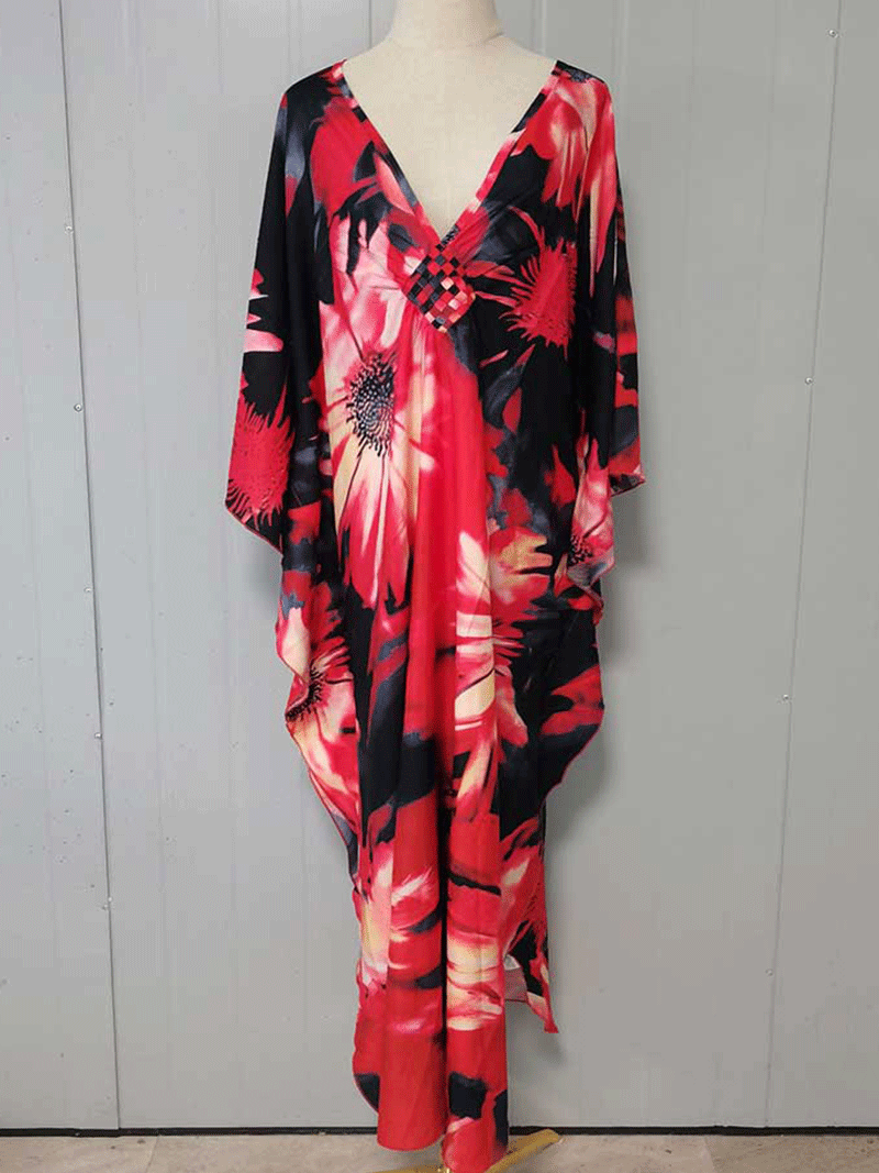 Loose Your Dream Printed Kaftan Dress