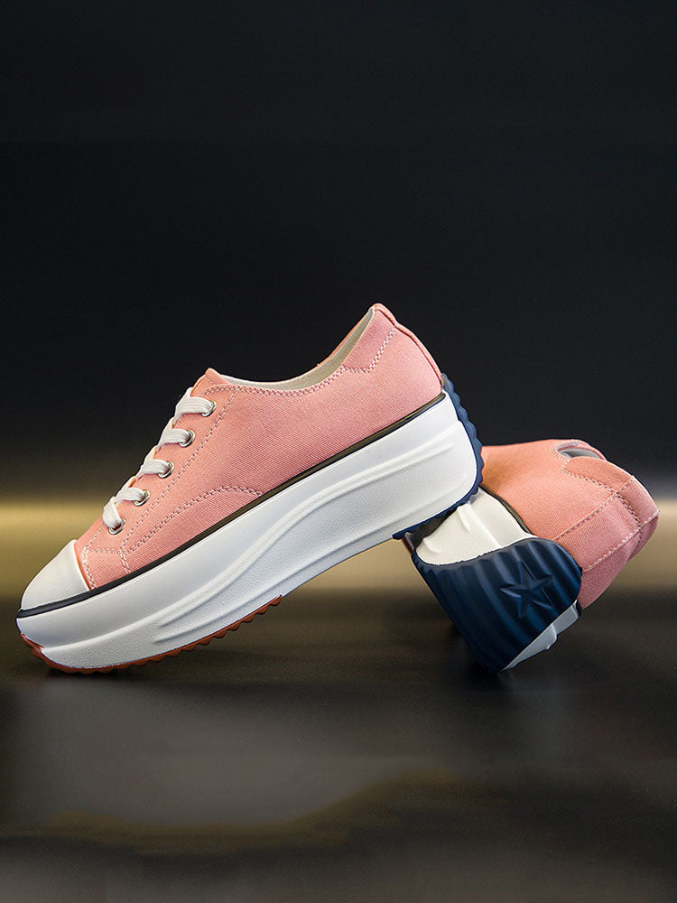 Casual Lace-Up Canvas Sneaker