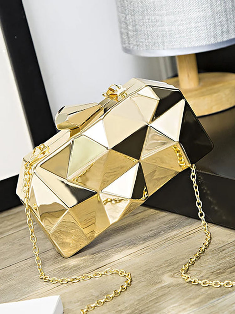 Unebene Metallbox-Tasche