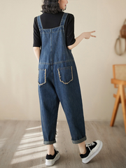 Keep Your Dream Save High Waist Overalls Dungarees