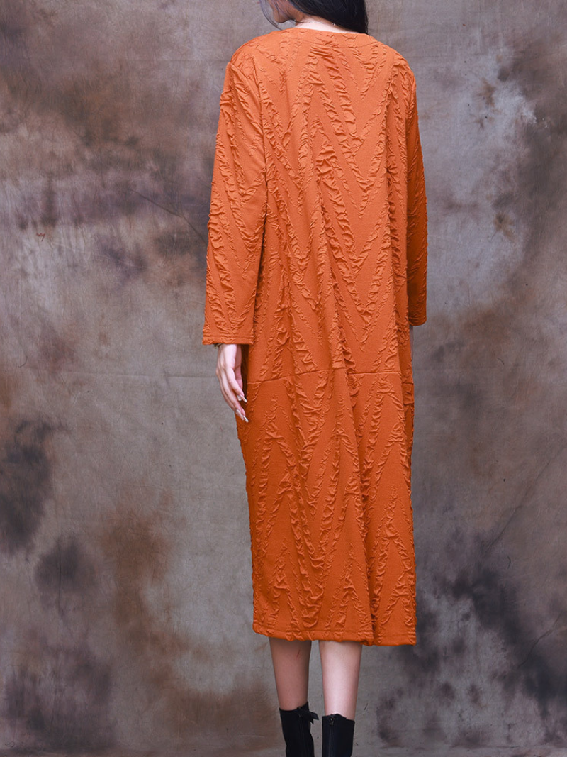 Versatile Charm Loose Large Size Midi Dress