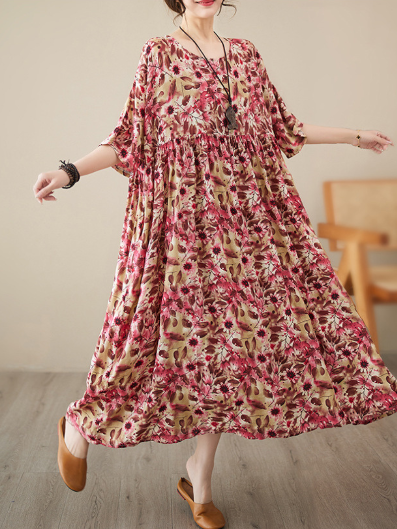 Giving Love Cotton Floral Smock Dress