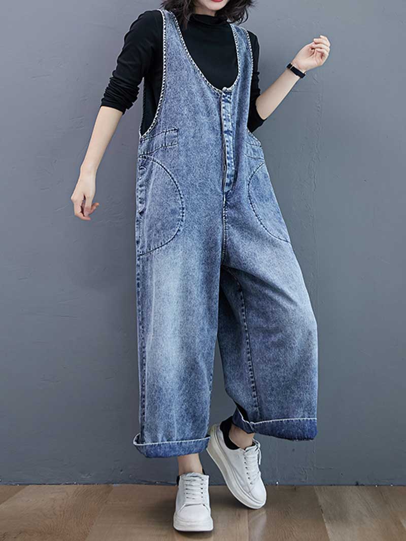 Look Good Denim Overall Dungarees
