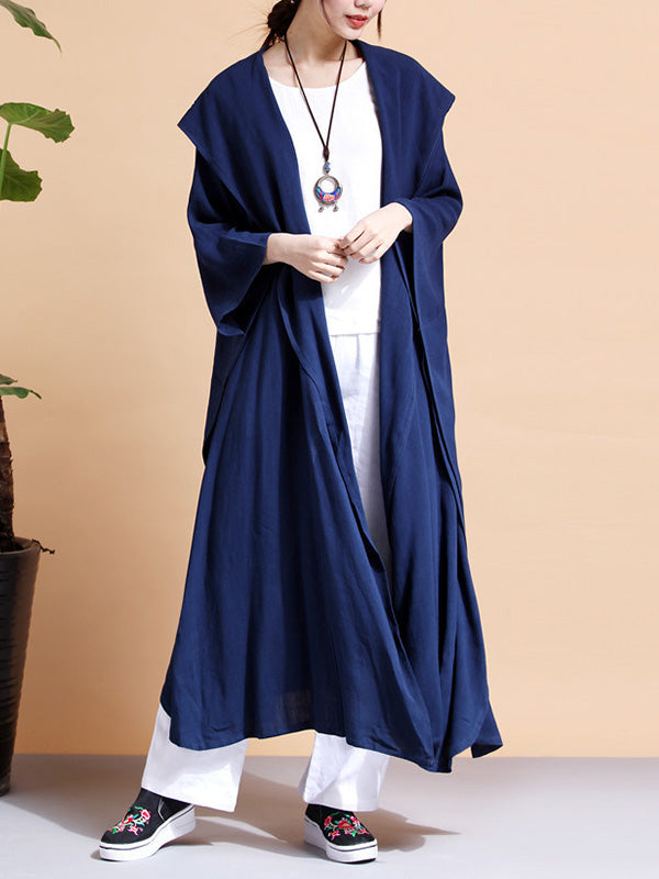 Batwing-sleeves Loose Cape Coat