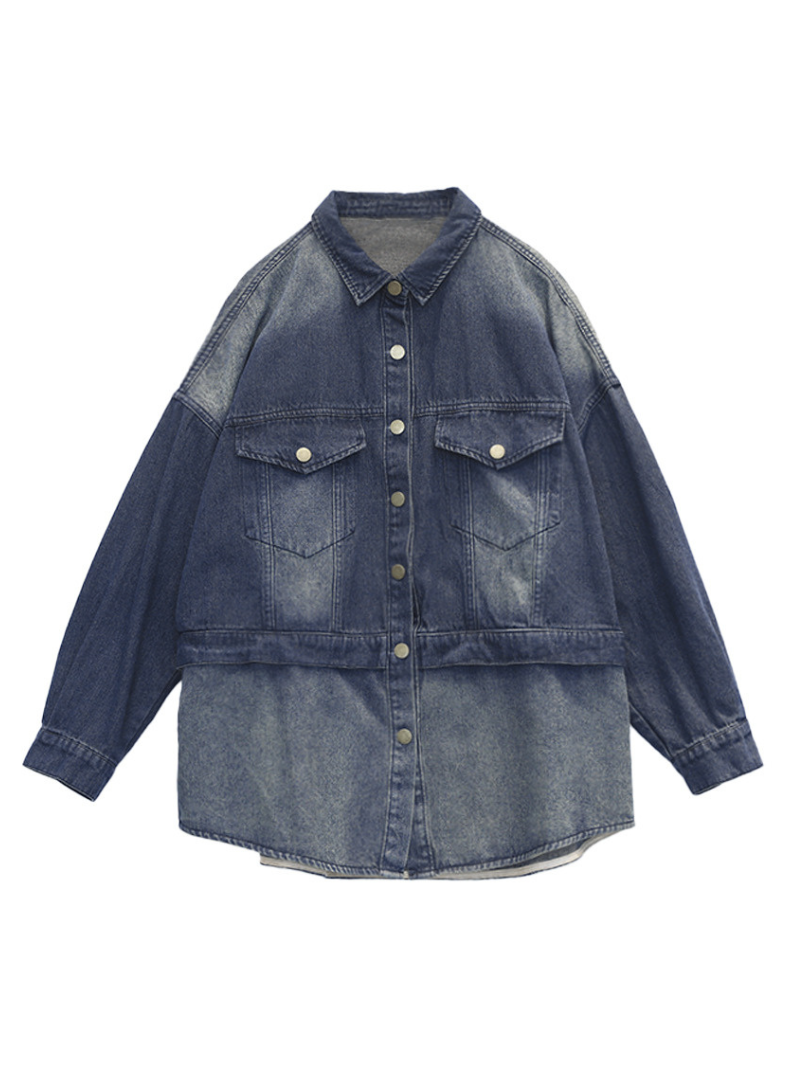 Eine wunderschöne Soul Denim Loose Langarmjacke