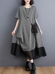 A-Linien-Pulloverkleid mit Rundhalsausschnitt „Stay With Me“