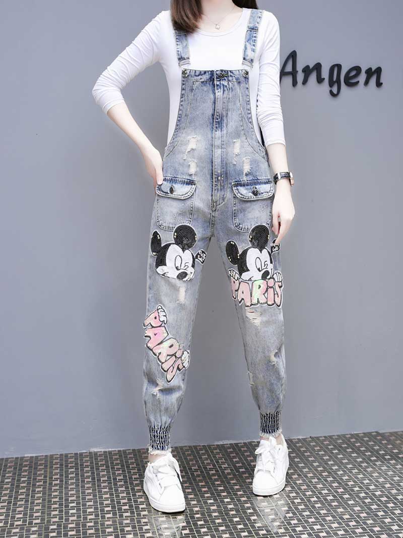 Falling in Love Denim Overall Dungaree