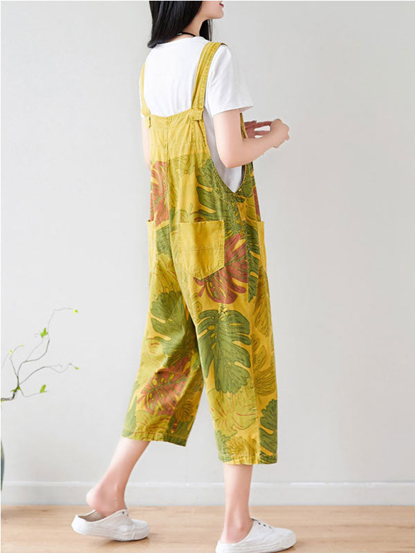 Tropical Jungle Overall Dungarees