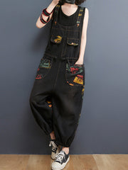 Thunder Of Desire Denim Overall Dungarees