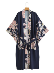 All In One Polyester Loose Kimono Gowns