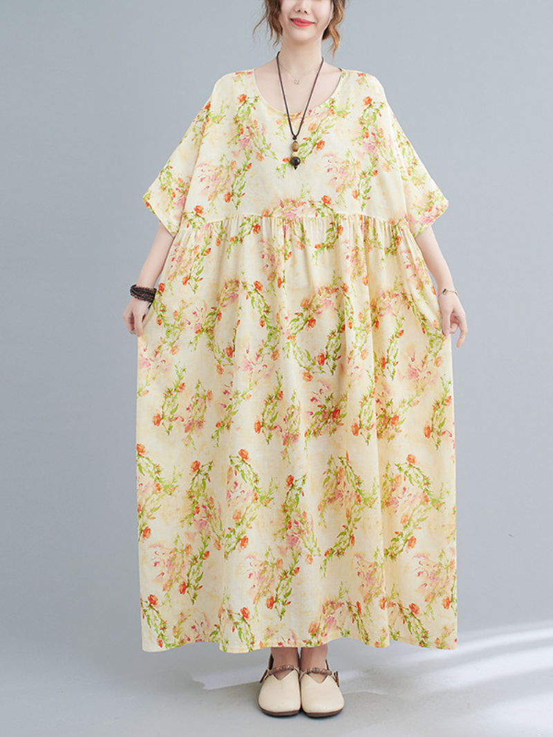 Highest Hopes Cotton Smock Dress