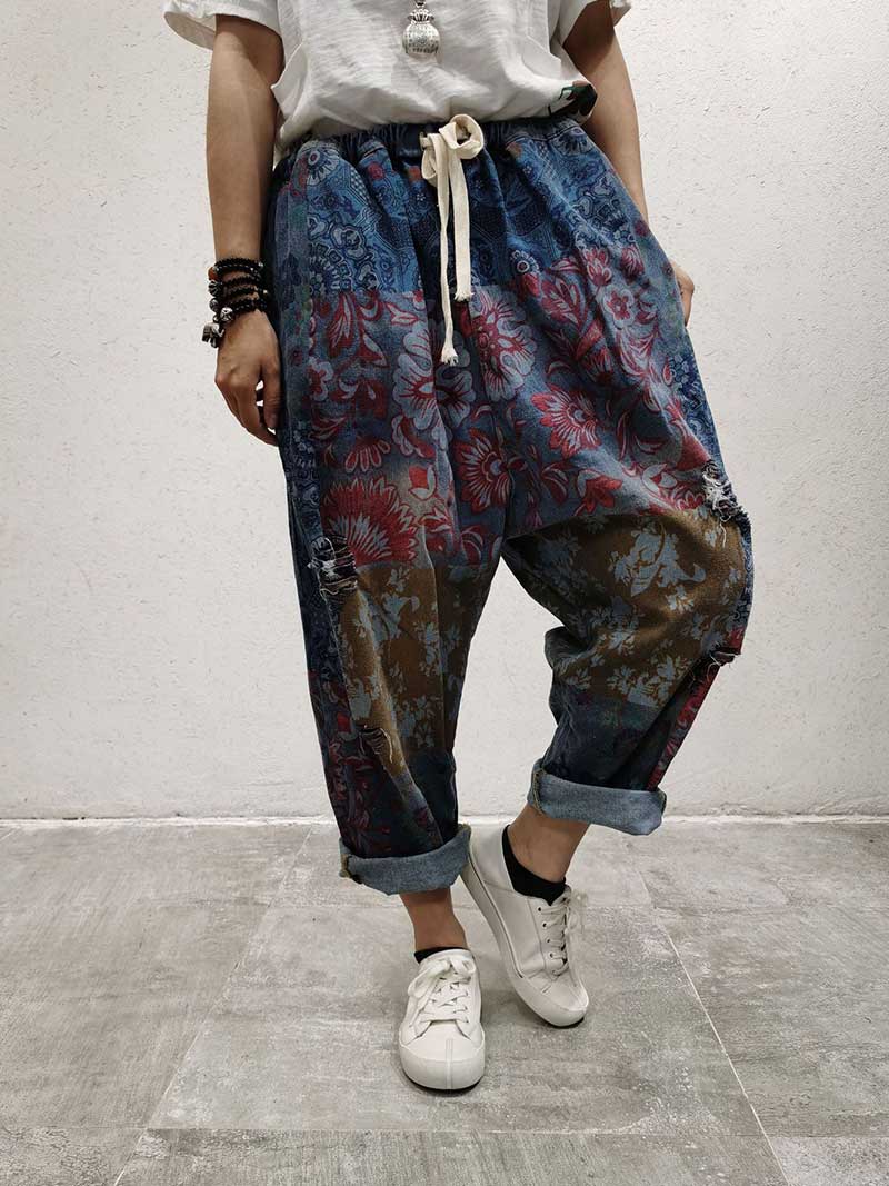 Act Of Love Drawstring Cotton Pant