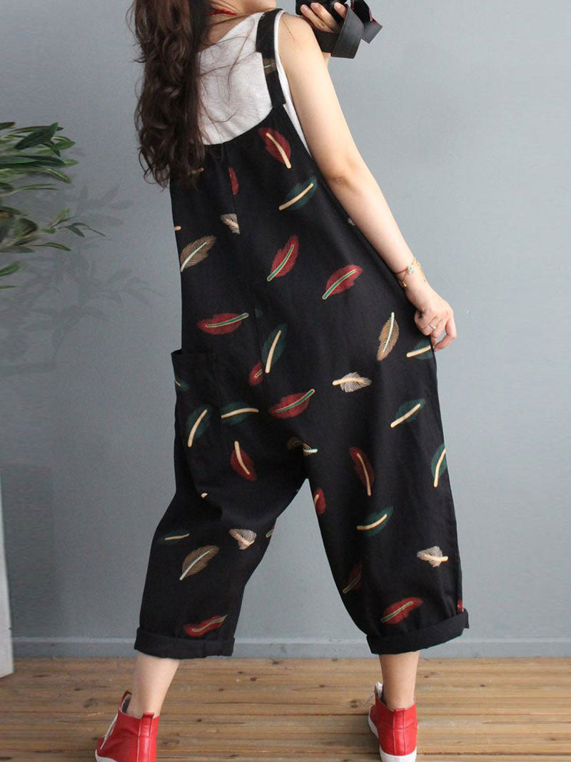 The Feather Journey Overall Dungarees