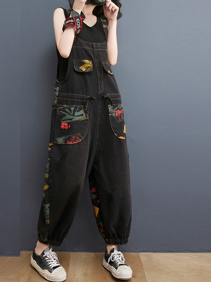 Thunder Of Desire Denim Overall Dungarees
