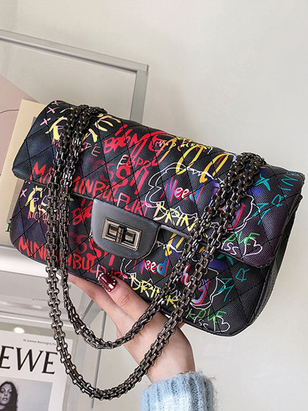 Graffiti Crossbody Bag