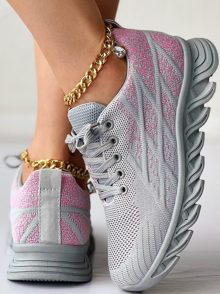 Ombre Lace-up Breeze Sneaker