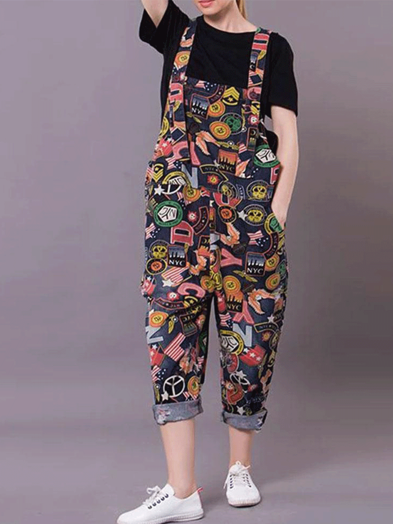 Bertie Scripted Logo Overall Dungarees