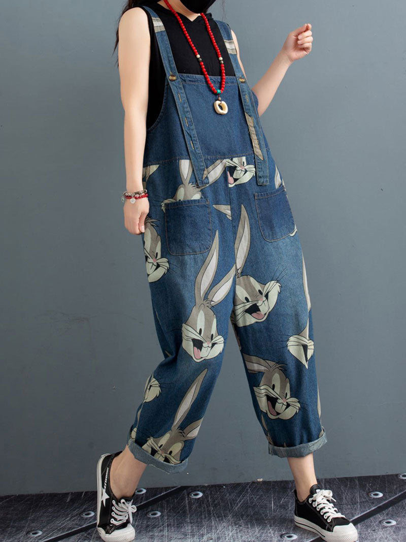 What's Up Bunny Overall Dungarees