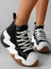 Lace Up Canvas Sneaker