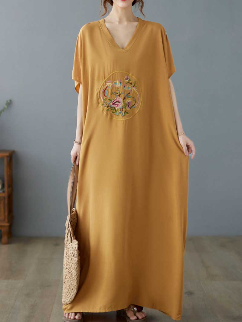 Whisper In Sky Kaftan-Kleid