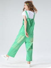 Right Into Your Heart Cotton Overalls