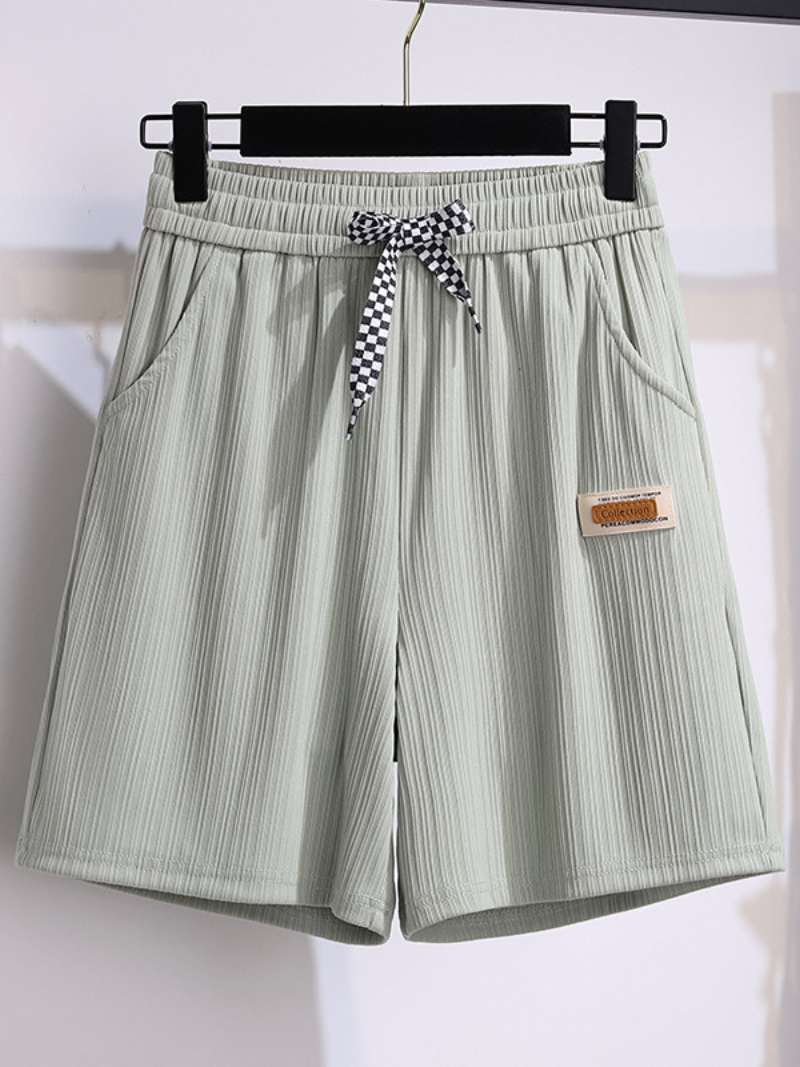 Sommer hohe Taille lockere stilvolle kurze Hosen