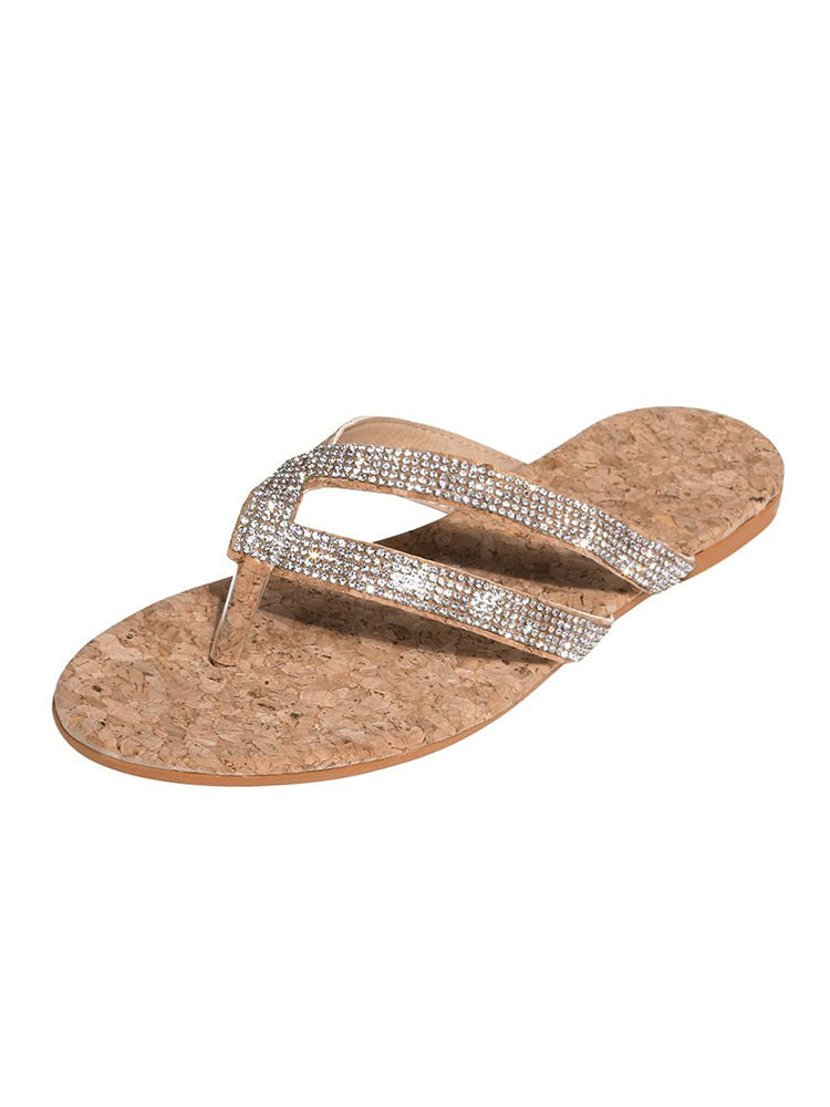 Flip-Flops mit Strasssteinen