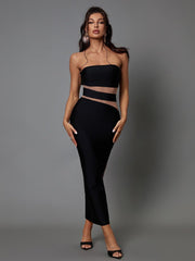 Genesis Strapless Bandage Midi Dress