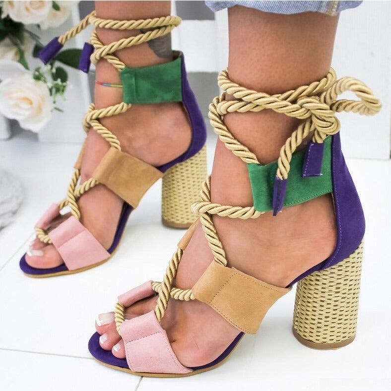 Sun Charming – Gladiator-Sandalen zum Schnüren 