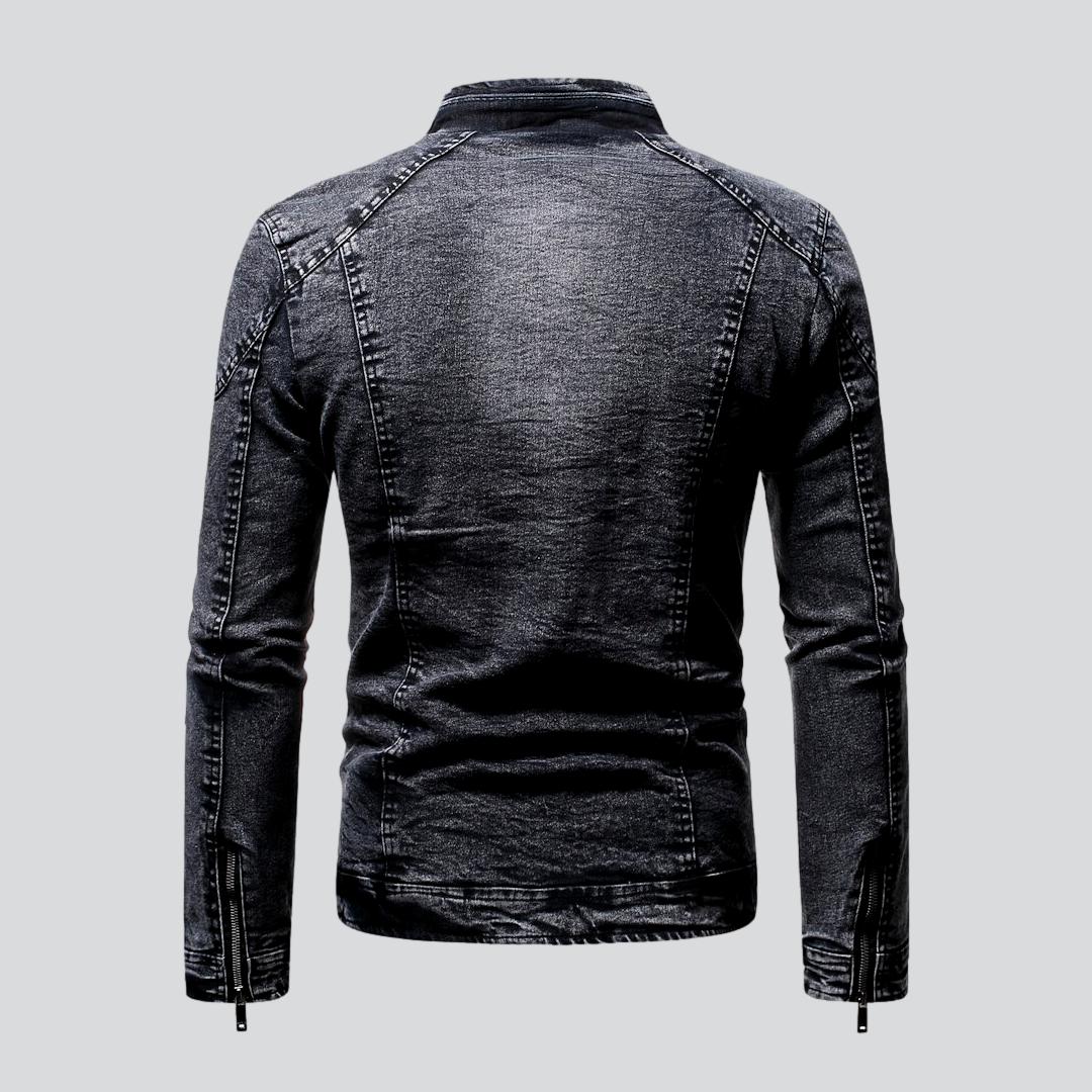 Winter-Moto-Jeansjacke für Herren