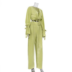 Grass Casual Loose Two-Piece Set