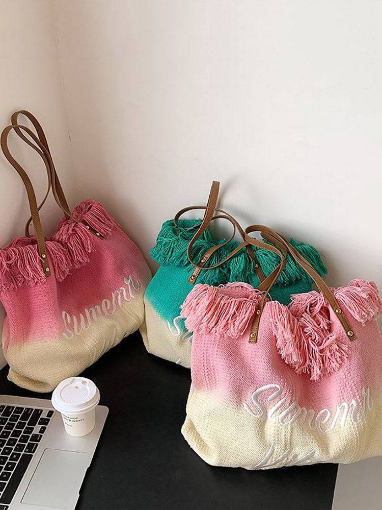 Bolso tote con borlas Summer Vibe